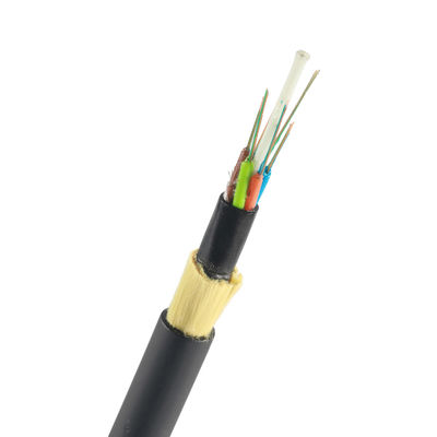 Câble optique extérieur de fibre de PE, Spam du câble 50M Spam 100 de fibre d'ADSS