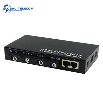 fibre de 10/100M Netlink Media Converter à la certification de la CE de Rj45 RoHS